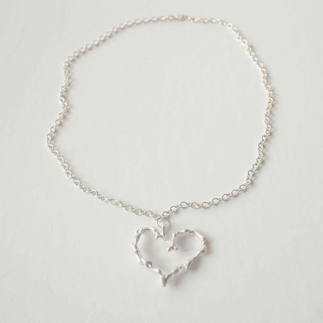liquid heart necklace