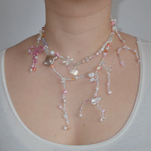 Load image into Gallery viewer, pink wishing necklace
